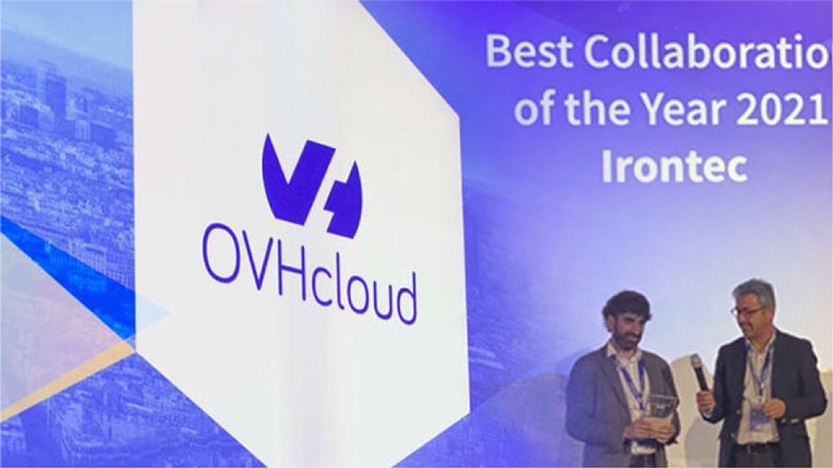 Irontec premiado como el mejor colaborador del año del principal proveedor de infraestructuras cloud de Europa