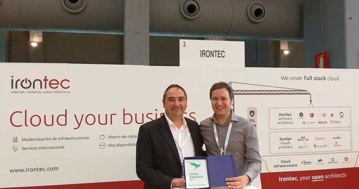 Eroski Viajes y Irontec reciben el premio Open Awards a la mejor Transformación Digital de Gran Empresa