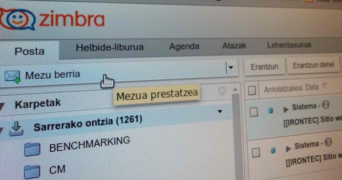 Liberamos Zimbra en euskera