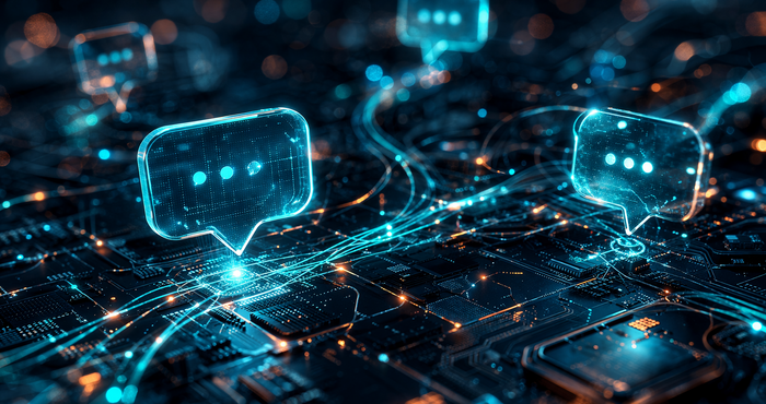 Ilustración de IA conversacional aplicada a la atención ciudadana en la Administración Pública