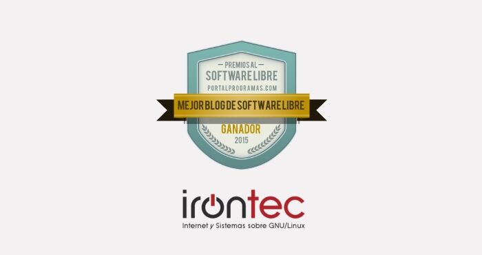 Irontec, Mejor Blog de Software Libre de 2015