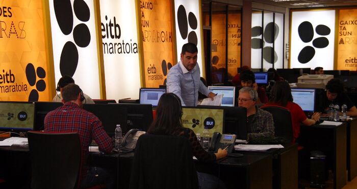 El Call Center del Maratón Solidario de EiTB