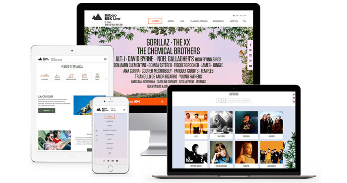 mockup multidispositivo web bilbao bbk live