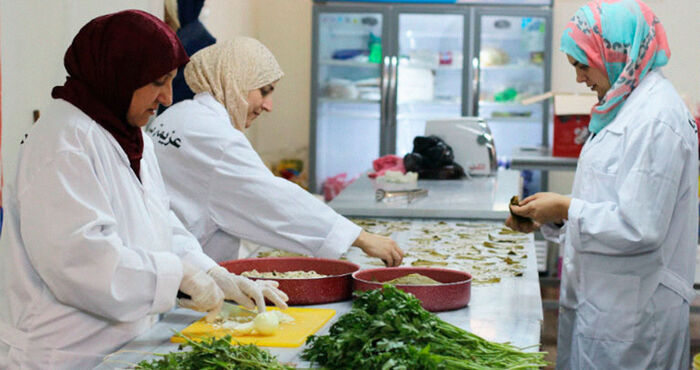 Mujeres en Jordania trabajando ONU