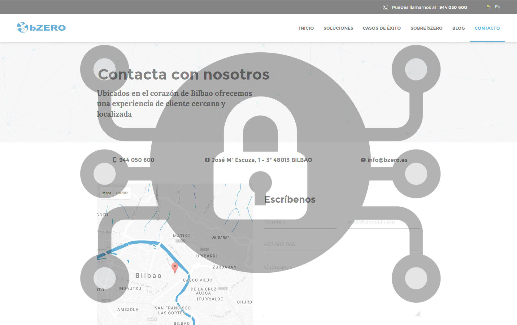 Nueva web de bZERO: un sistema eficiente y libre de intrusos.