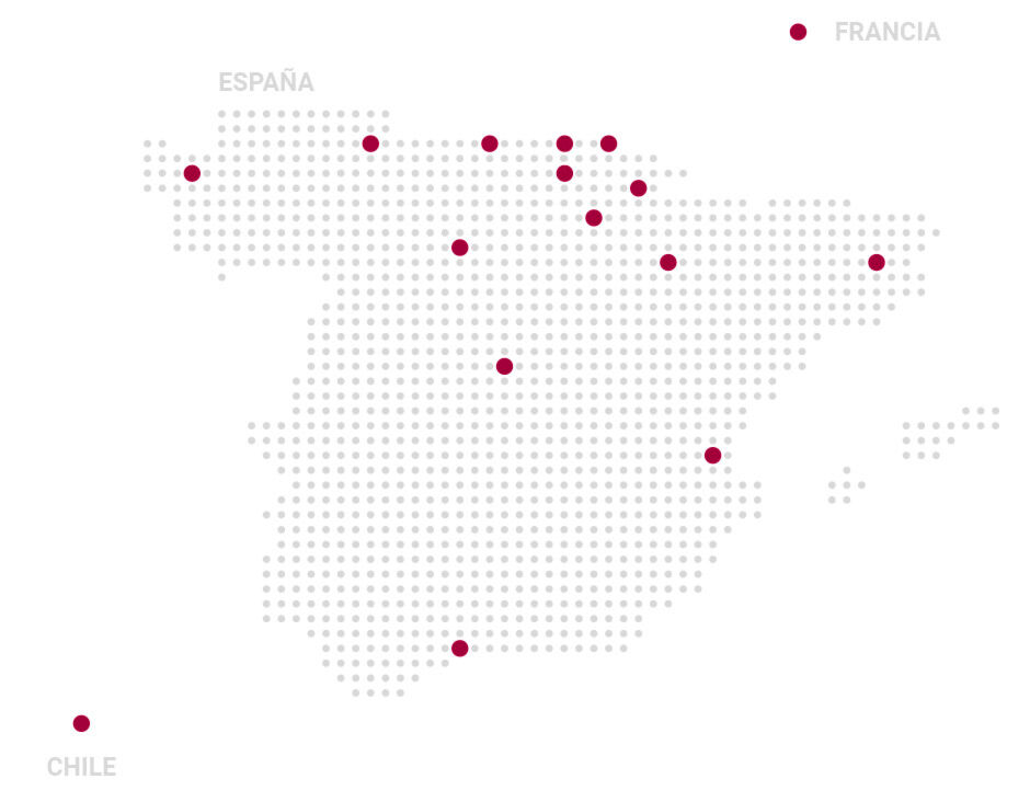 mapa sedes ausolan